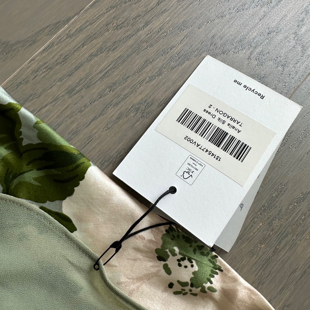 Reformation Sage Green Floral Maxi Dress - Picture 7 of 11